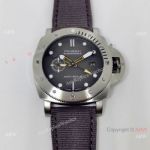 Best Quality Chinese Replica Watches Panerai PAM1323 Submersible GMT NAVY SEALS Grey Ombre Dial 47mm
